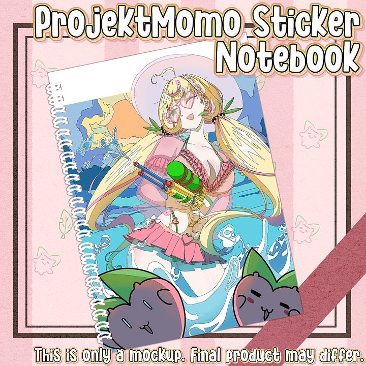 ProjektMomo Sticker Notebook [PREORDER] product image (1)