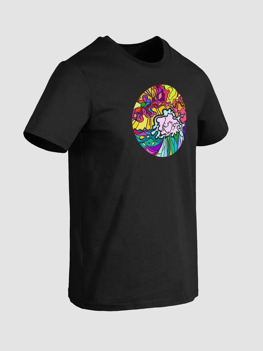 Vibrant Nature-Inspired Organic Tee - Wave at Sunset product image (35)