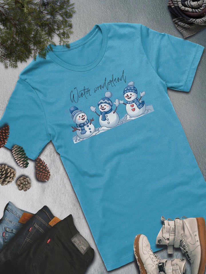 Winter Wonderland Snowmen T-Shirt – Festive and Fun Winter Style product image (5)