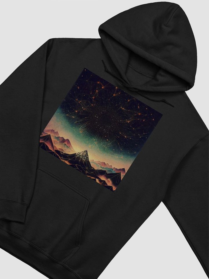 Cosmic Mountain Night Hoodie product image (2)
