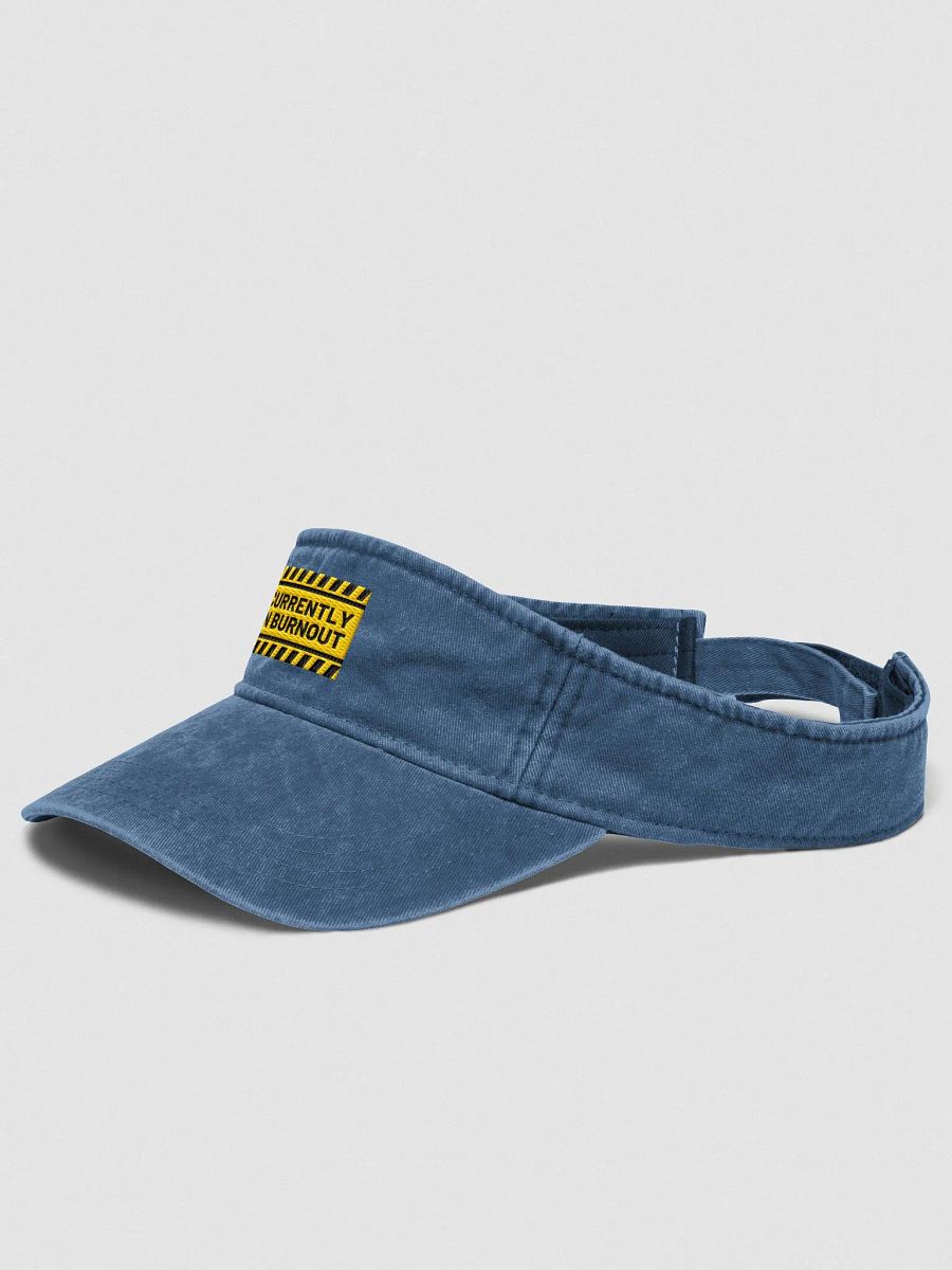 CURRENTLY IN BURNOUT denim visor product image (2)