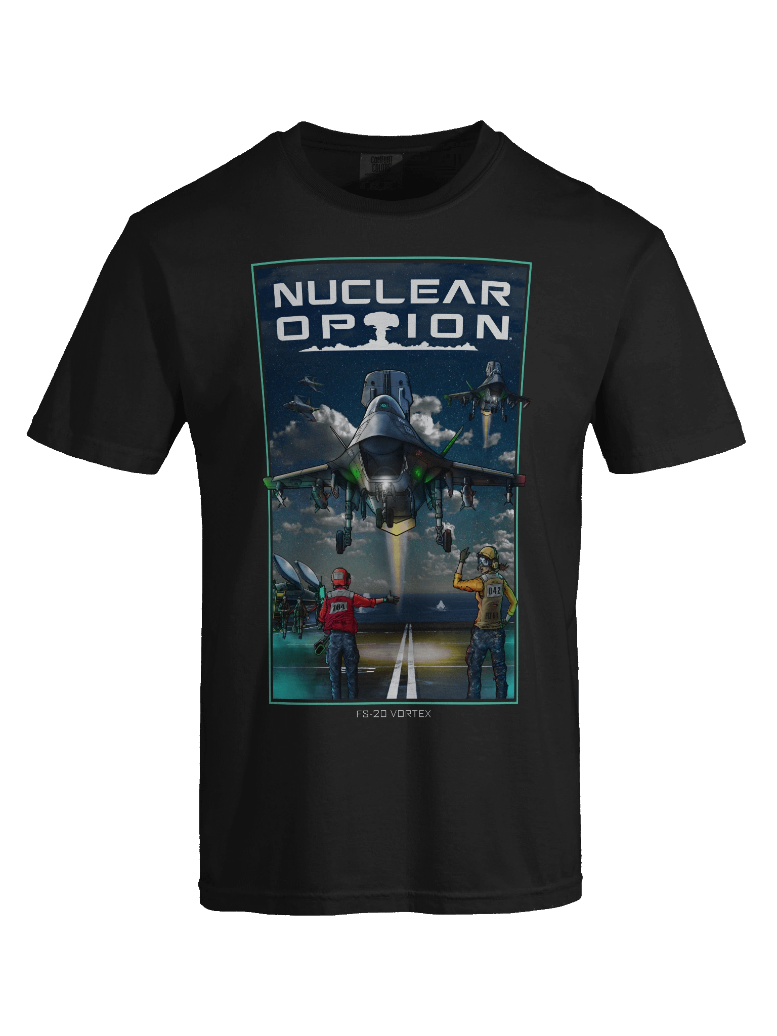 Vortex - Grey Flat (Night) Tee product image (7)