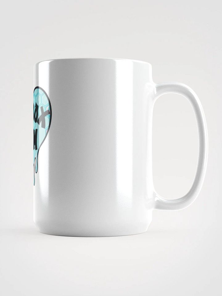 HOT BOX FAM PALE BLUE HONEY COMB COFFEE MUG product image (1)