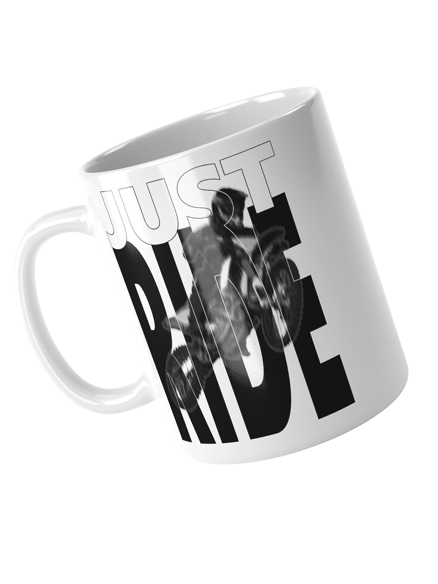 Just Ride | White Glossy Mug product image (1)