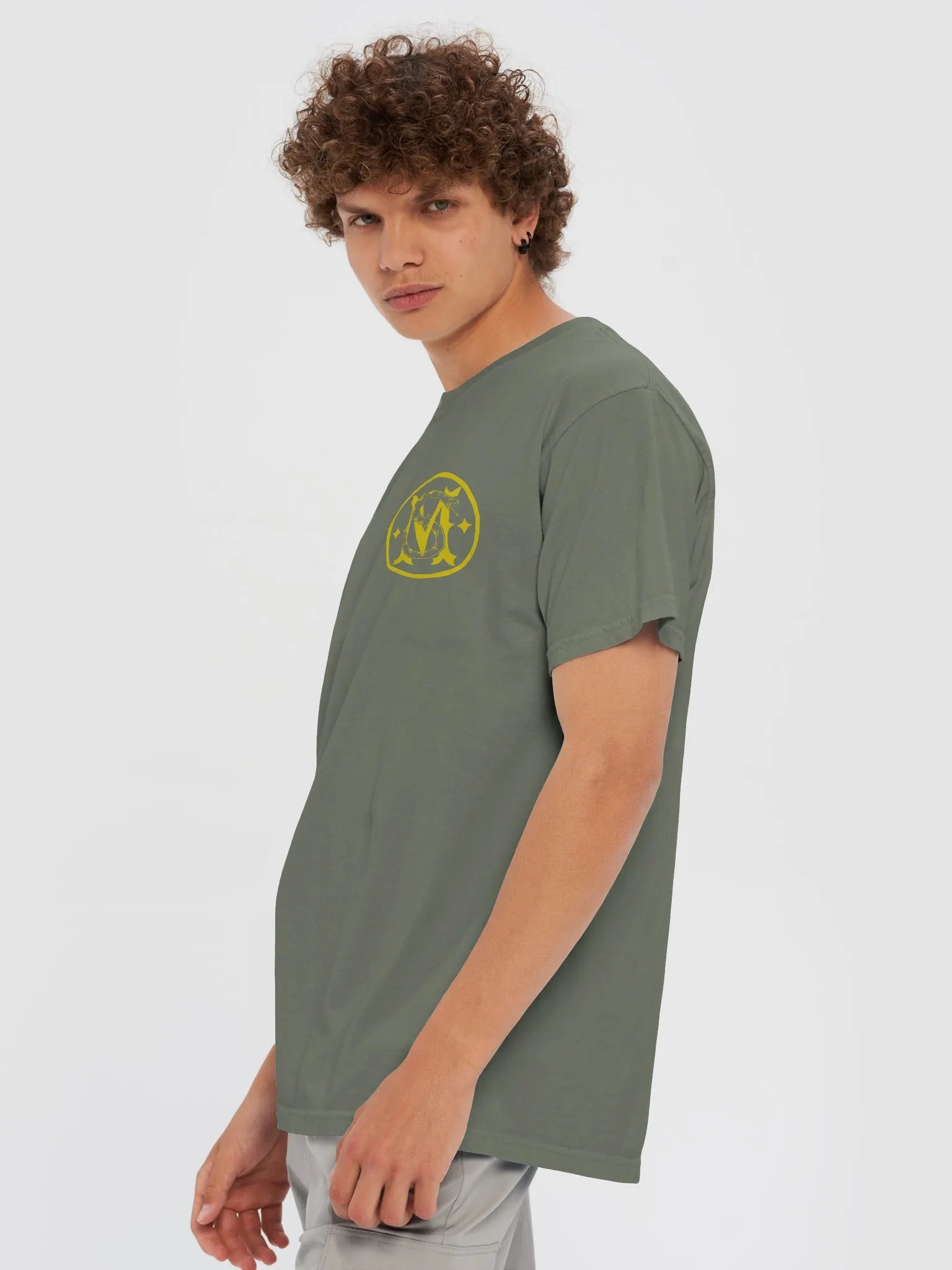 The Spirited Man Die Trying T-Shirt - Olive product image (6)