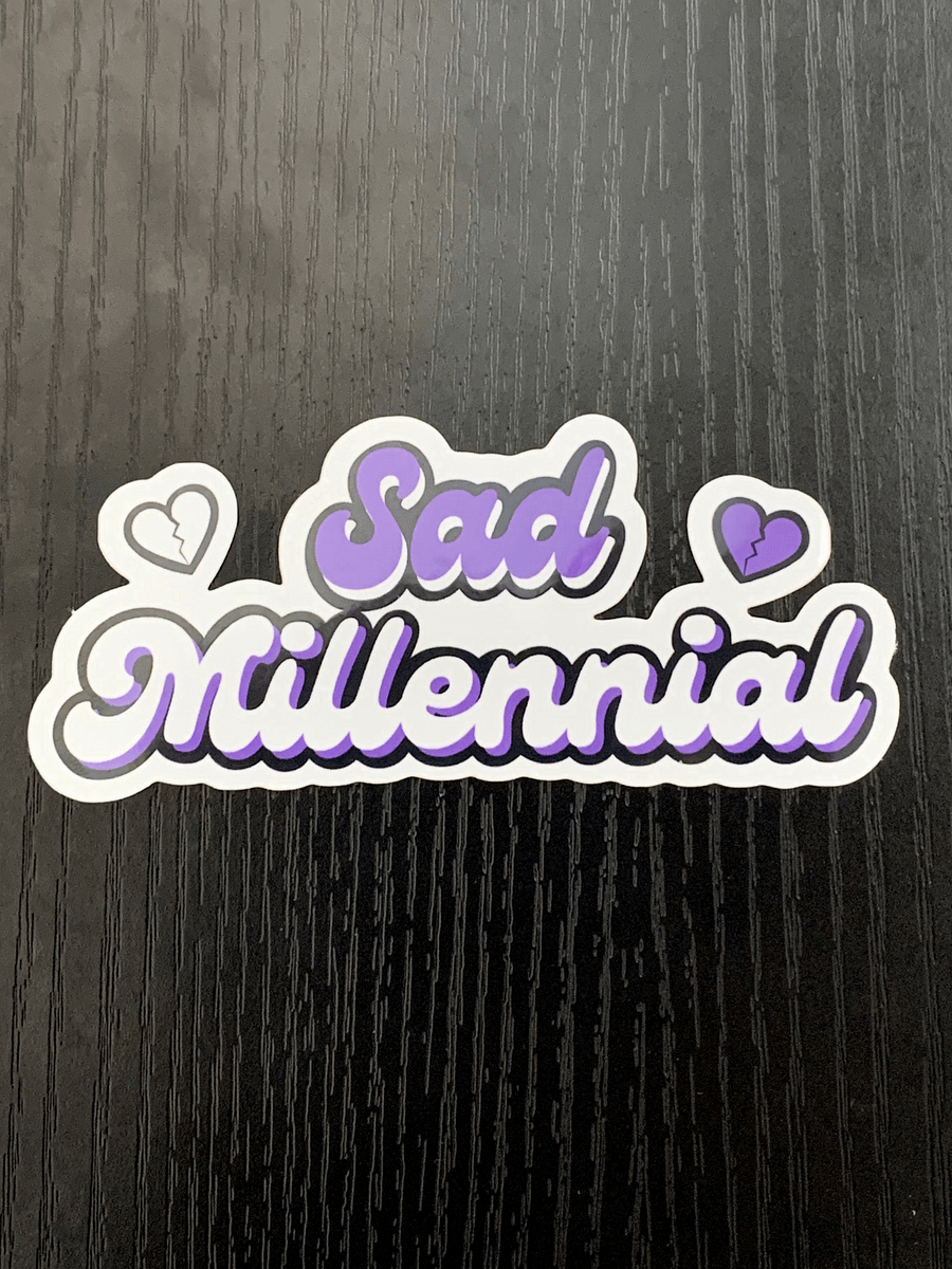 Sad Millennial Sticker product image (4)