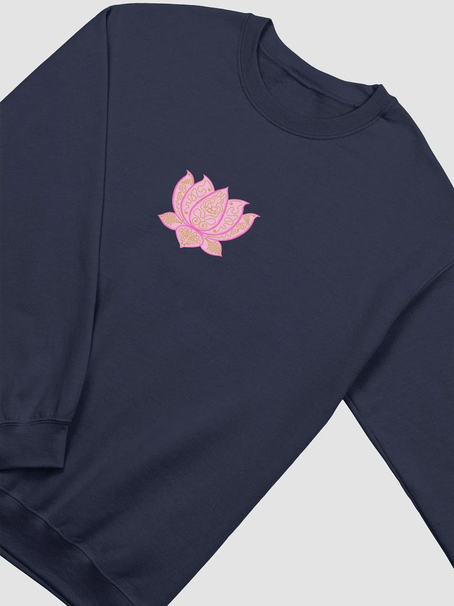 Golden Lotus Blossom Crewneck Sweatshirt product image (2)