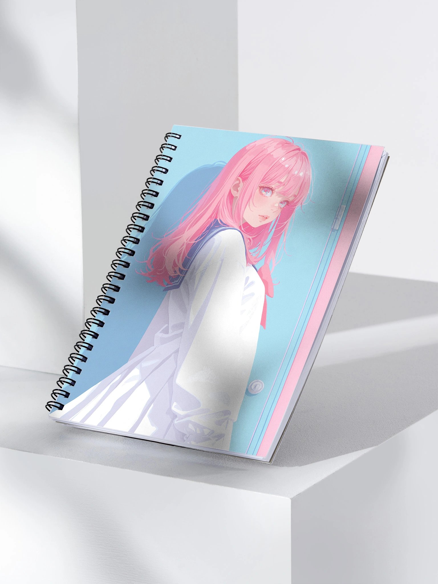Sailor-Style Pink Hair Notebook product image (3)