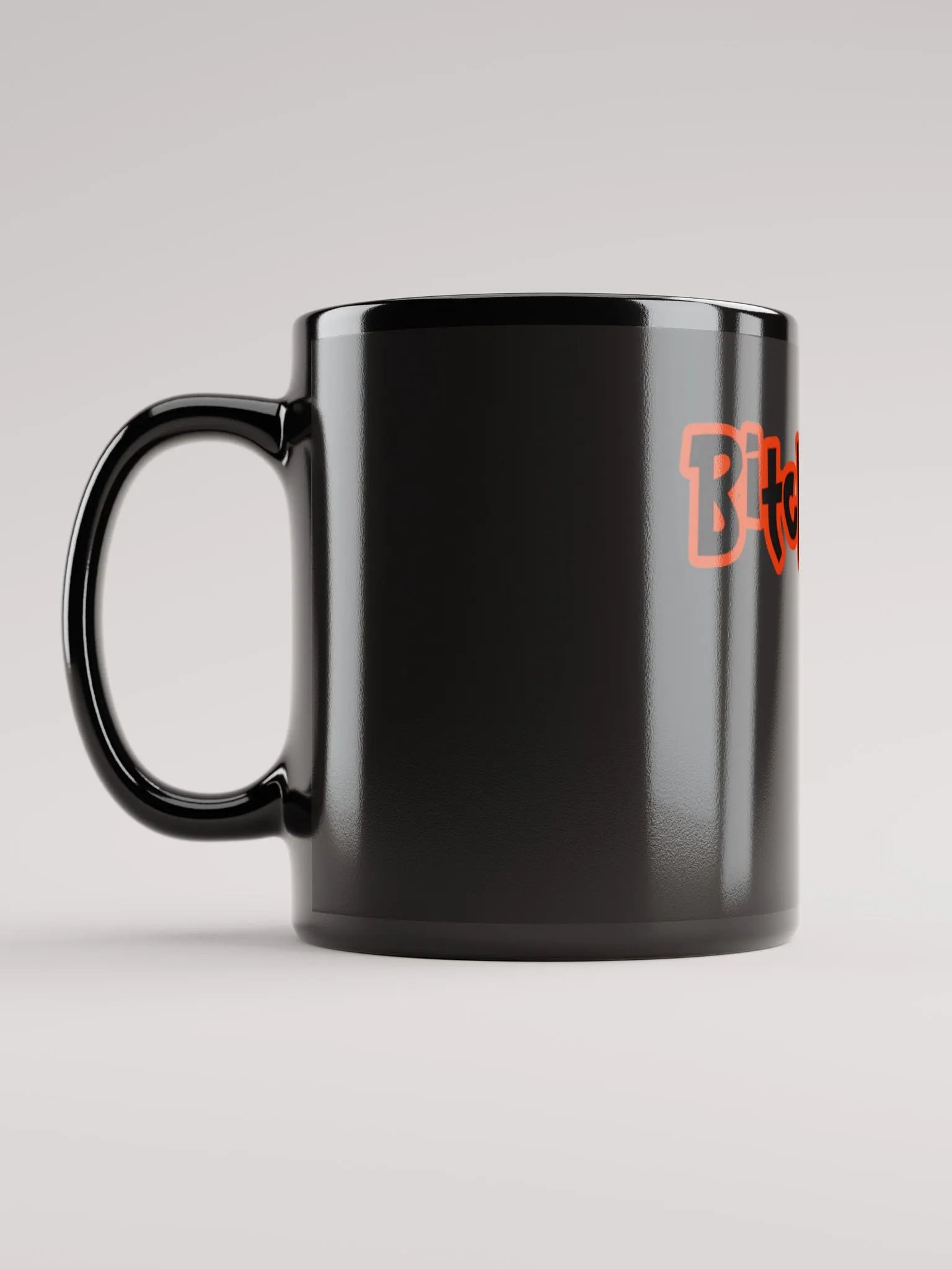 Bitch Ass Black Glossy Mug product image (4)