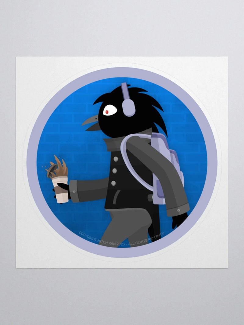 Startled Mack Sticker