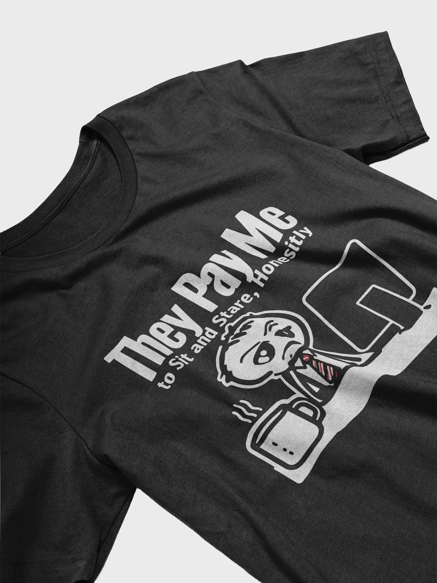 They Pay Me To Sit And Stare, Honestly Tshirt product image (3)