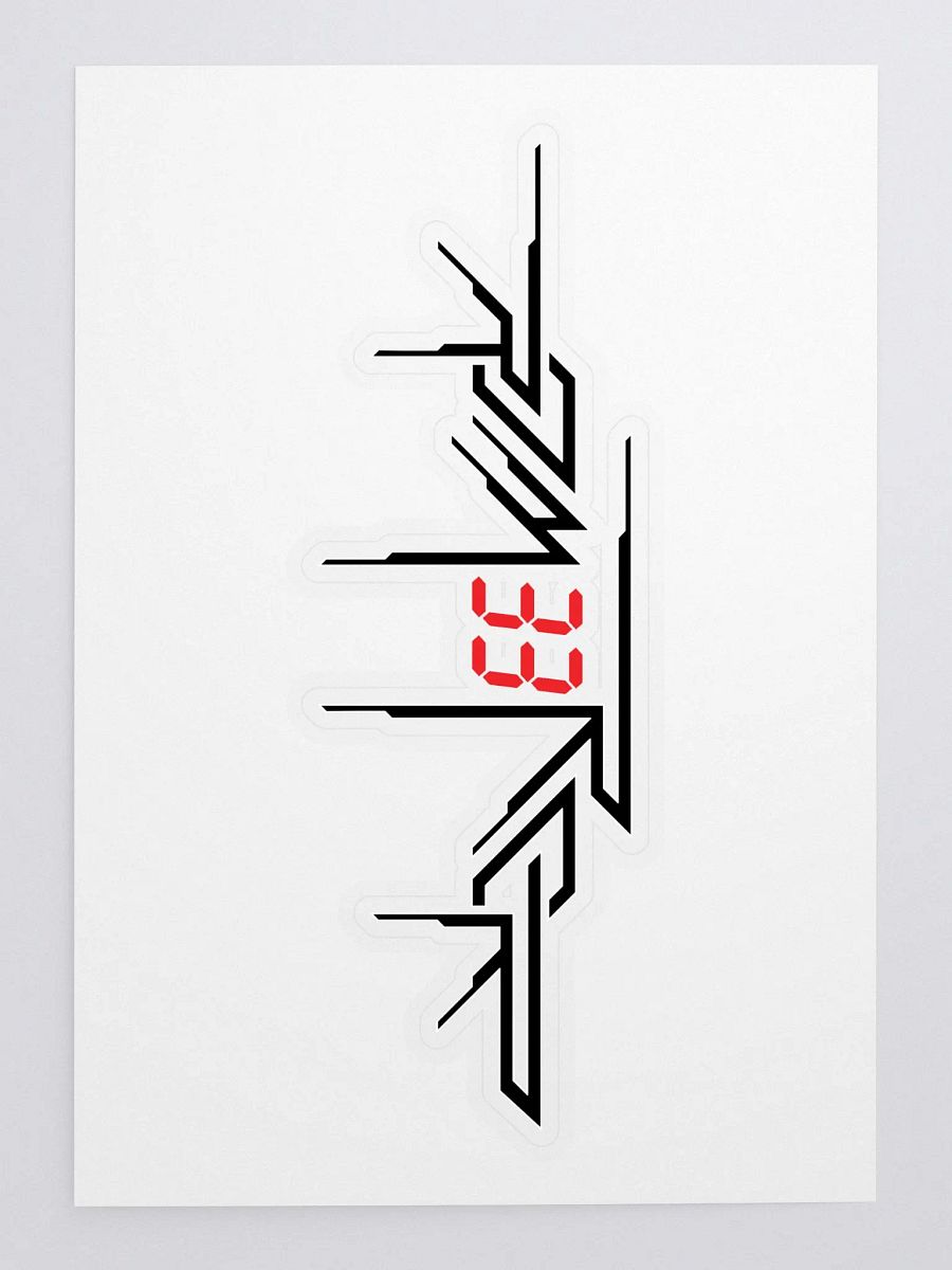 ROM33ROR Logo Sticker (Black) product image (3)