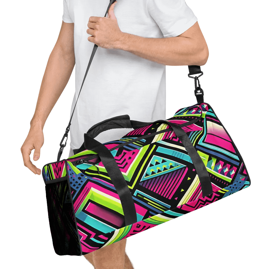 Neon Pop Art Duffle Bag product image (12)