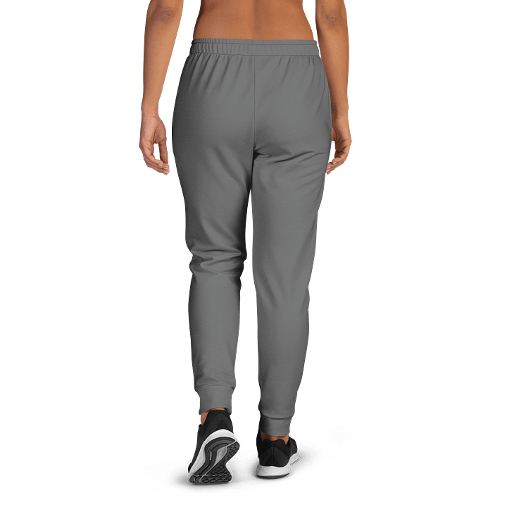 Thunderstorm Gray Solid Color Women's Fleece Sweatpants product image (1)