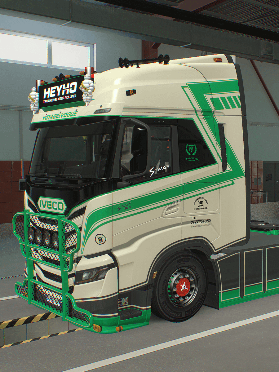 Iveco S Way Paintjob | Changeable Multi Color Skin | Compatible with Tuning Pack by MDT product image (2)
