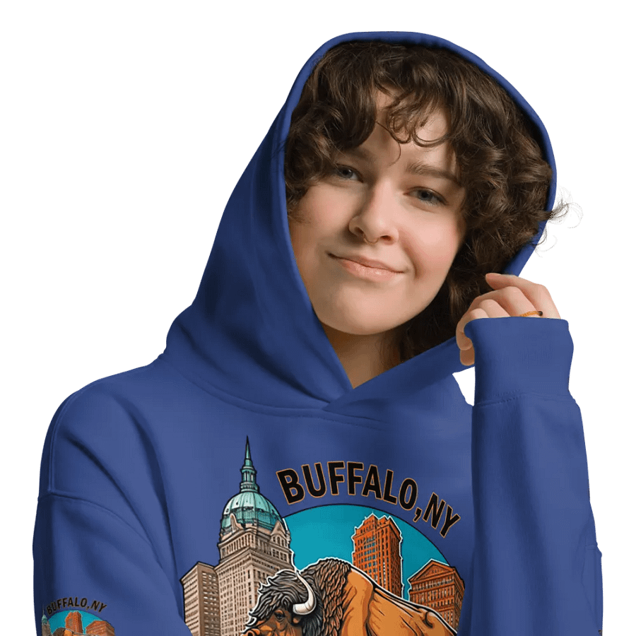 Bold Buffalo New York Oversized Hoodie product image (9)