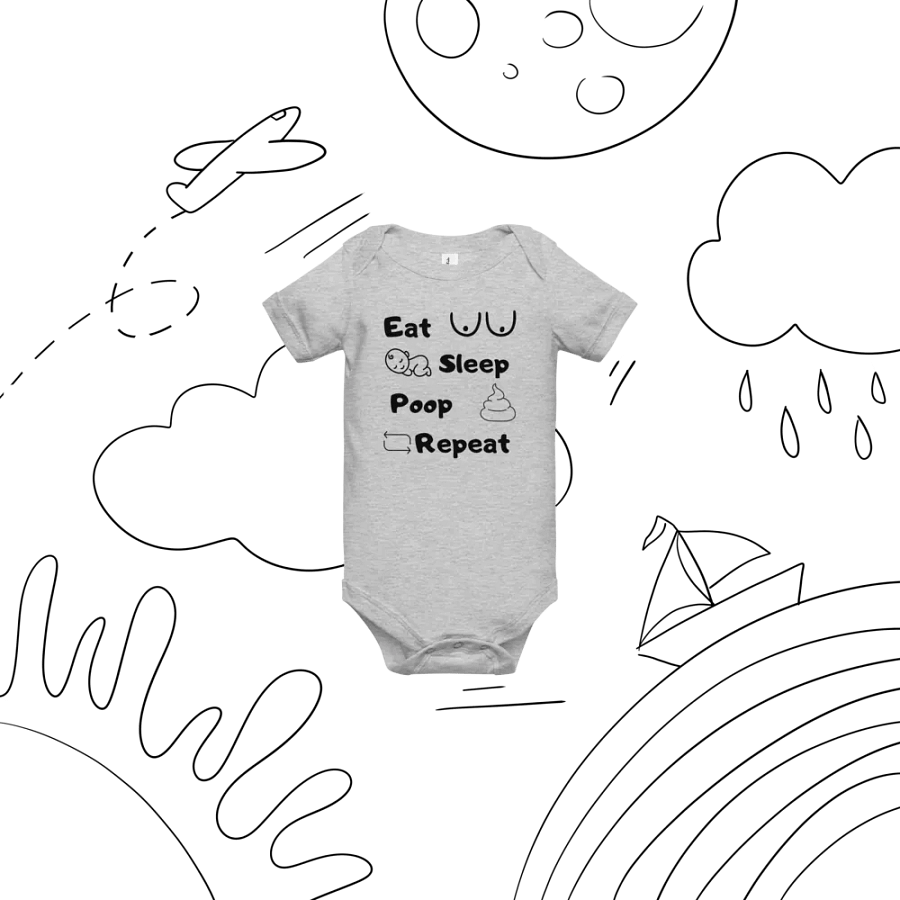 UltraSoft Baby Onesie with Funny Text product image (21)