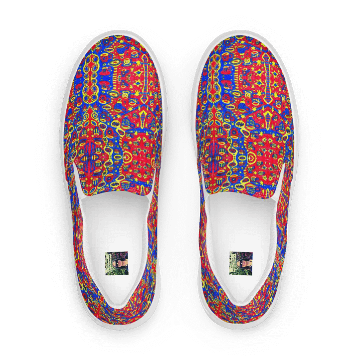 Kaleidoscope Geometric Men's Slip-Ons product image (1)