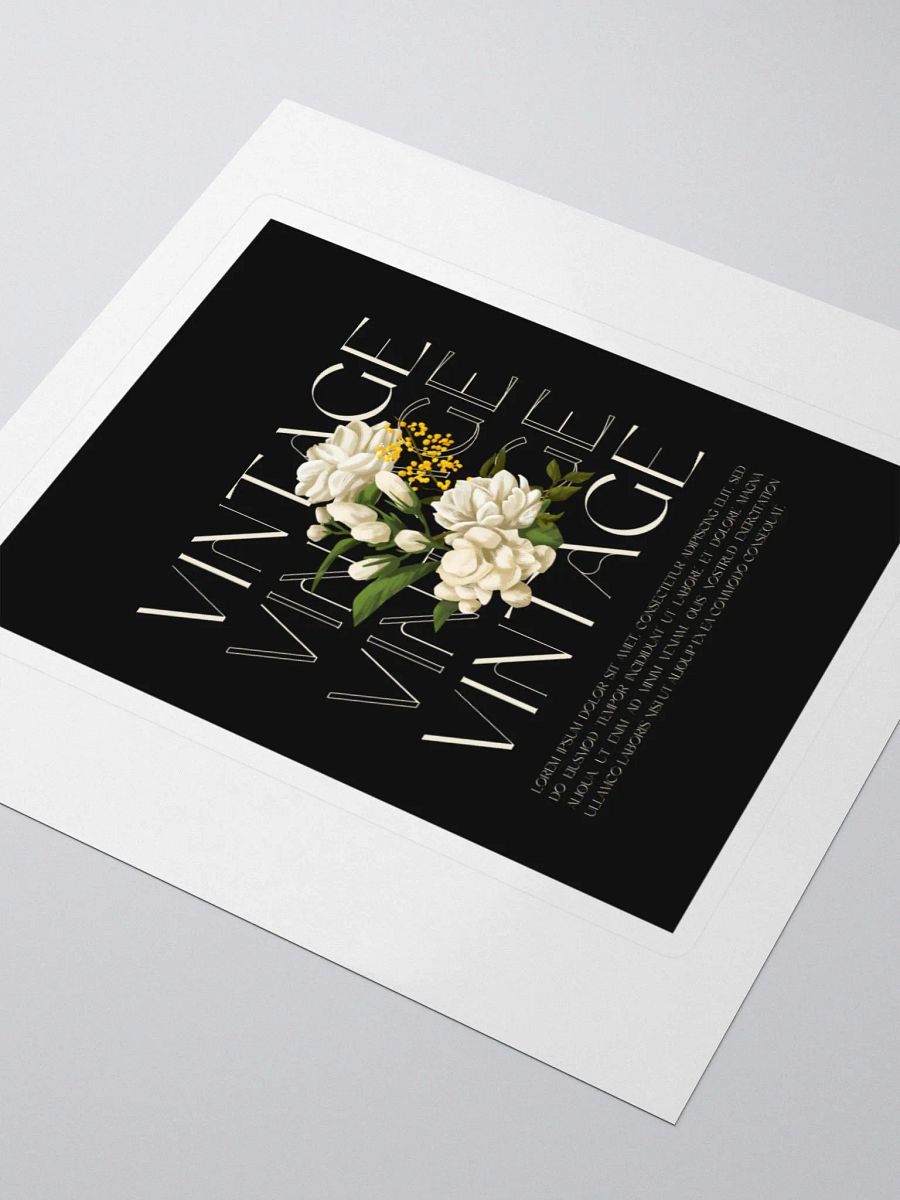 Vintage Floral Elegance Sticker Set product image (3)