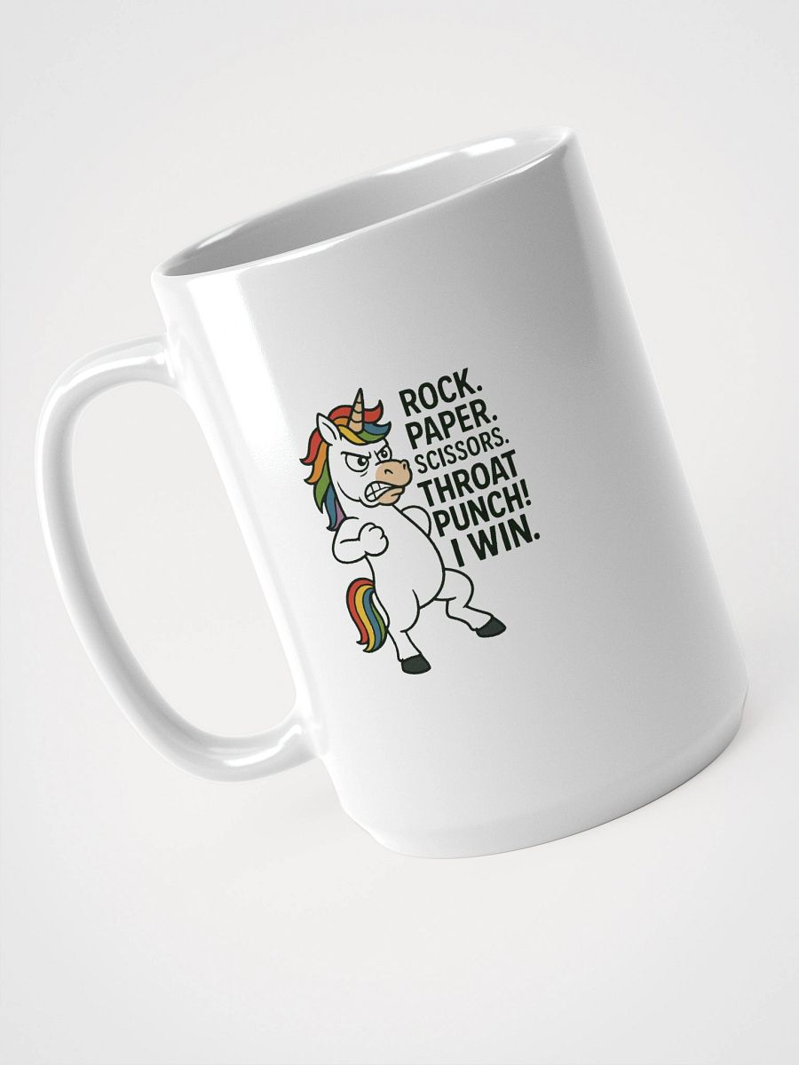 Rock. Paper. Scissors. THROAT PUNCH! - Mug product image (3)