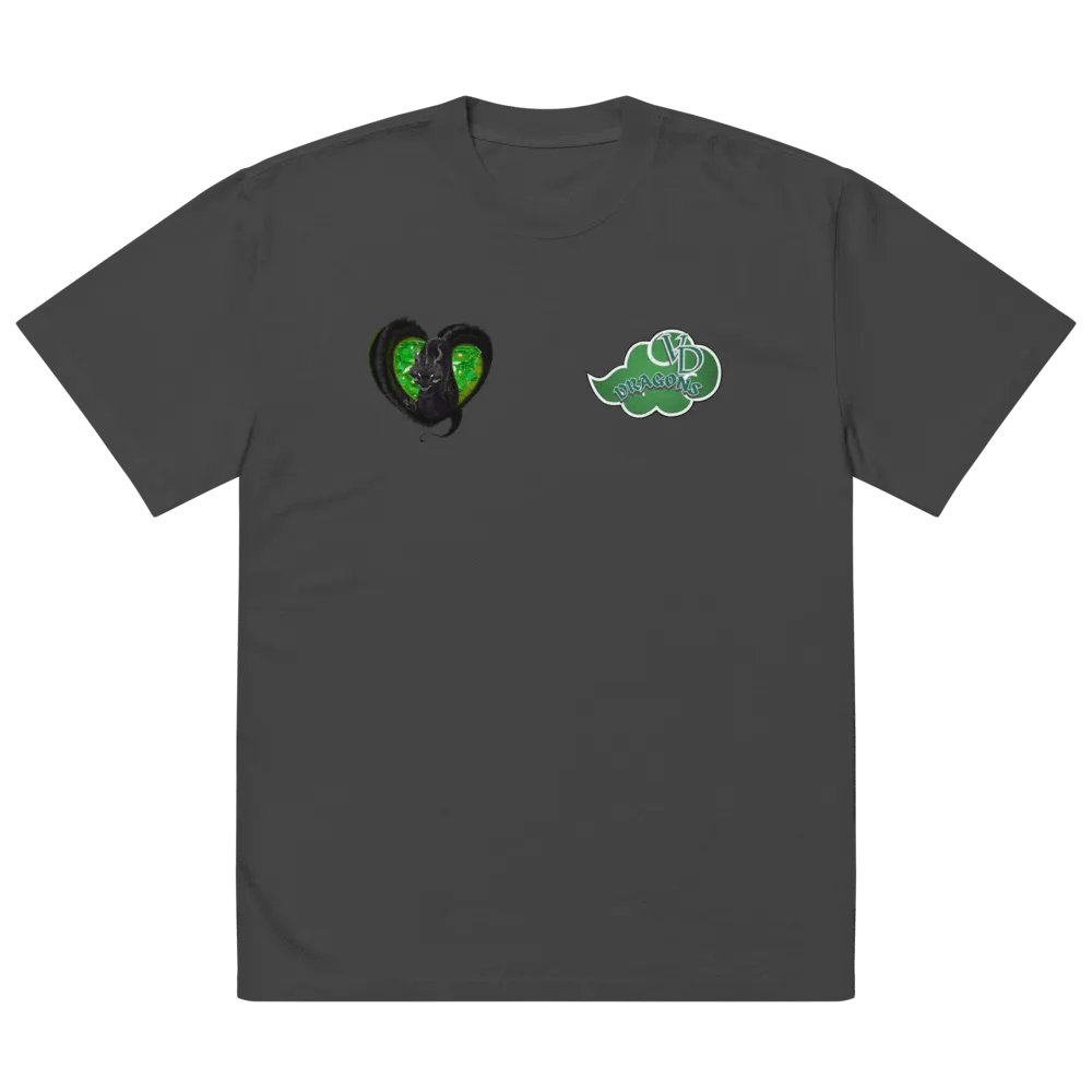 THE GREEN RAIN CLOUD HEARTED OVERSIZED TEE product image (4)