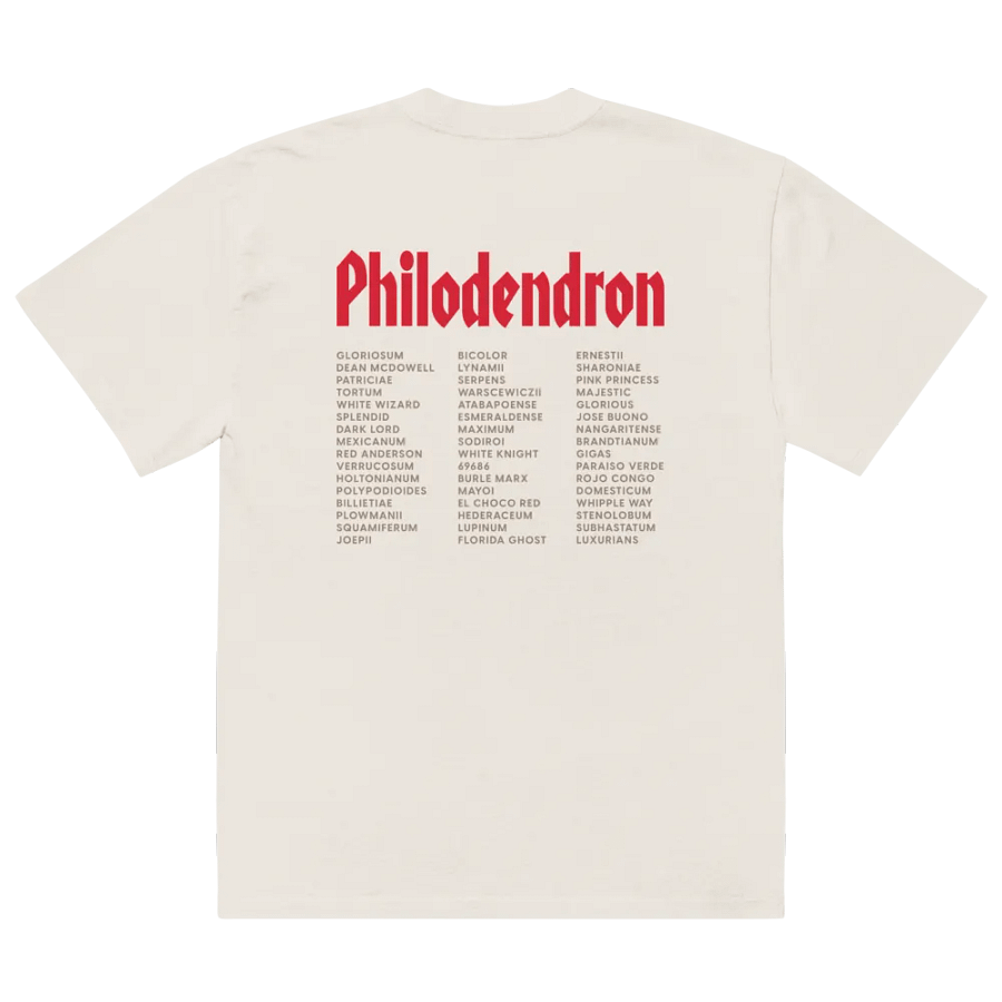 ⚡️ PHILODENDRON WORLD TOUR ⚡️ oversized tee product image (4)