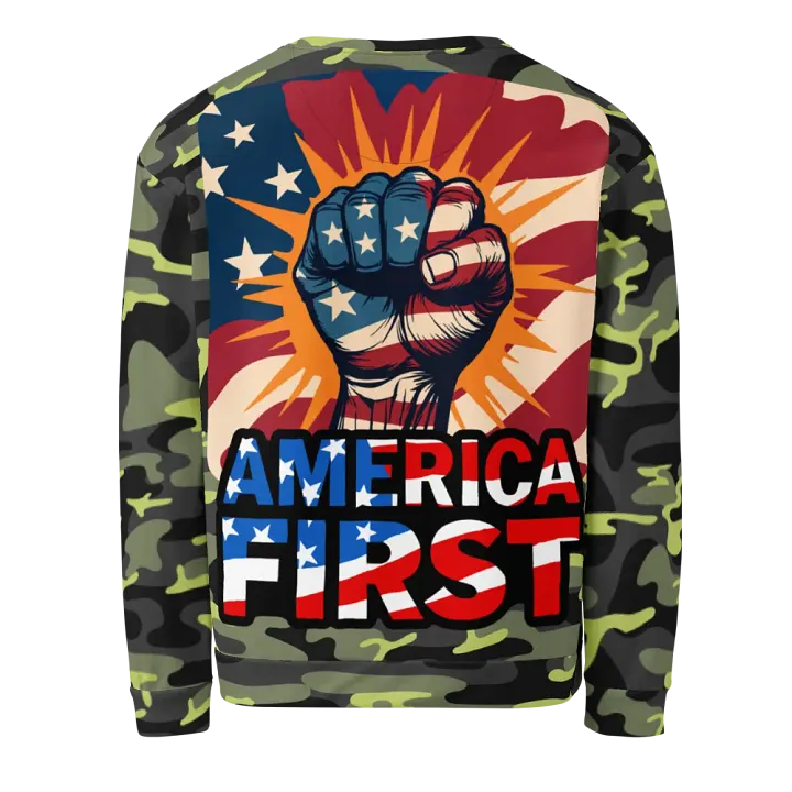 Sweatshirt: America First product image (2)