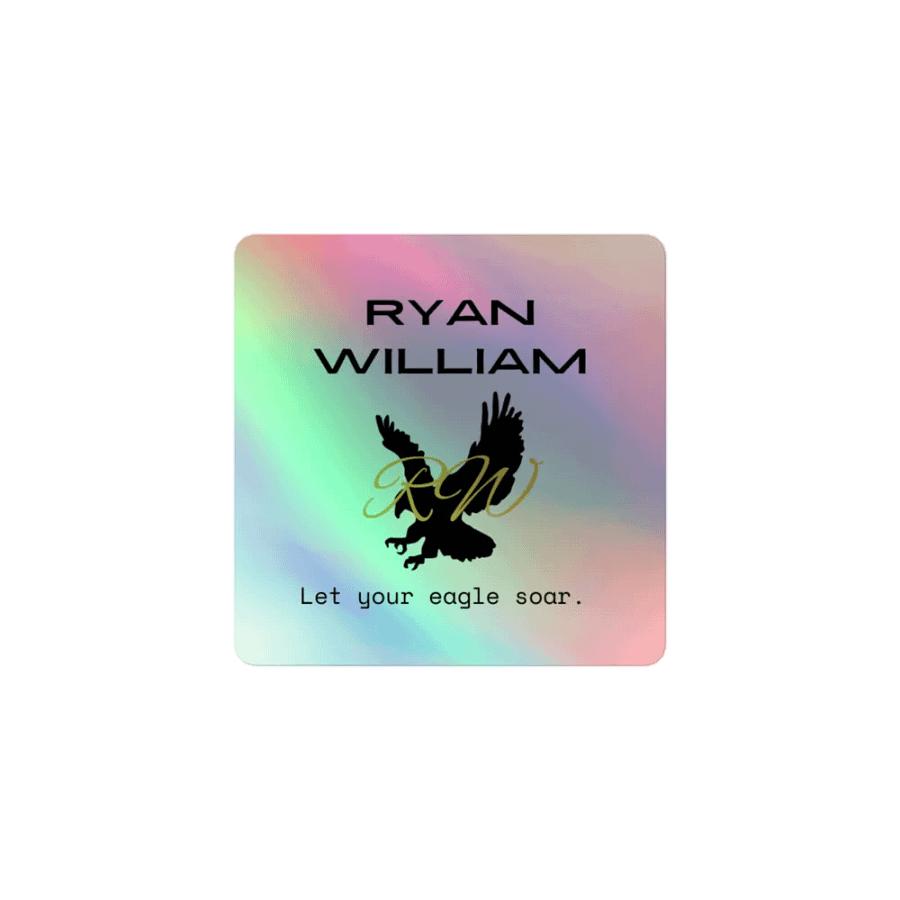 RW LOGO Holographic Sticker product image (1)