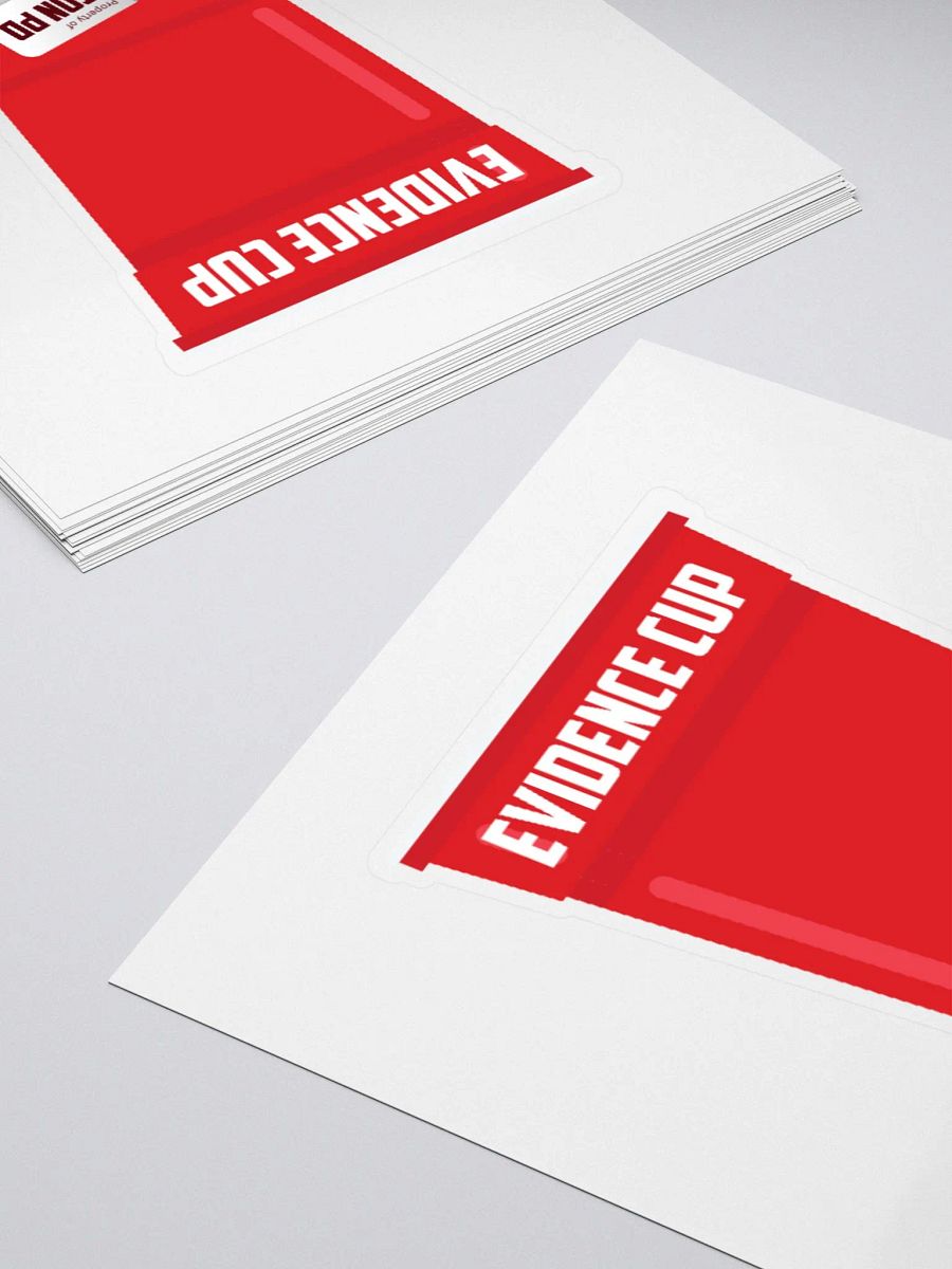 Evidence (solo) cup STICKER product image (4)