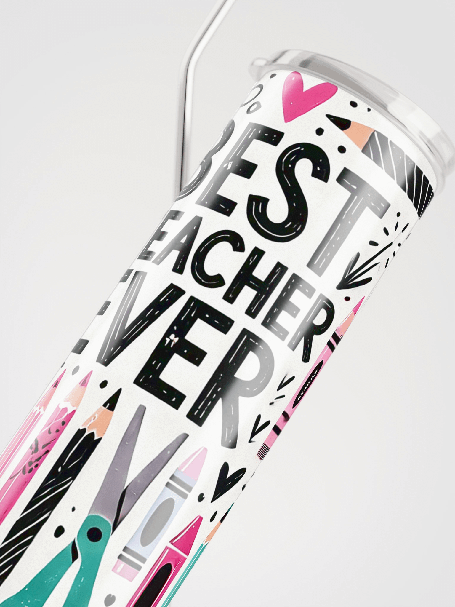 Best Teacher Ever Stainless Steel Tumbler product image (8)
