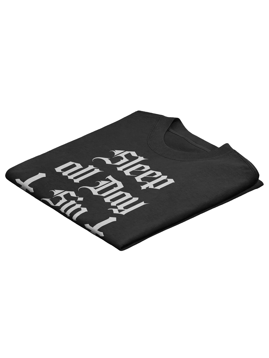 Sleep all Day Sin All Night Faded Oversized T-Shirt product image (4)