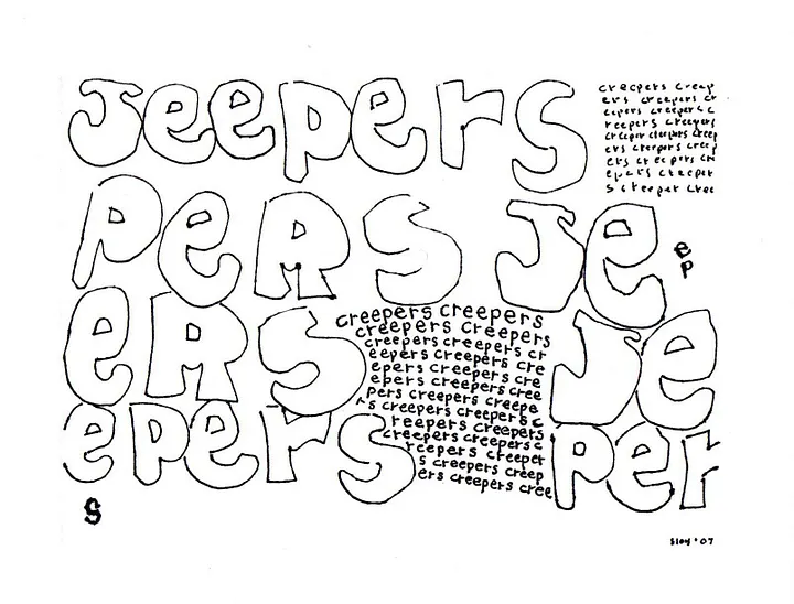 jeepers creepers panel card print product image (1)