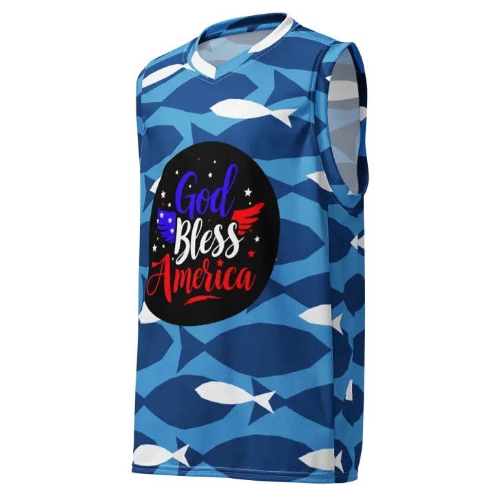 Basketball Jersey: God Bless America product image (2)