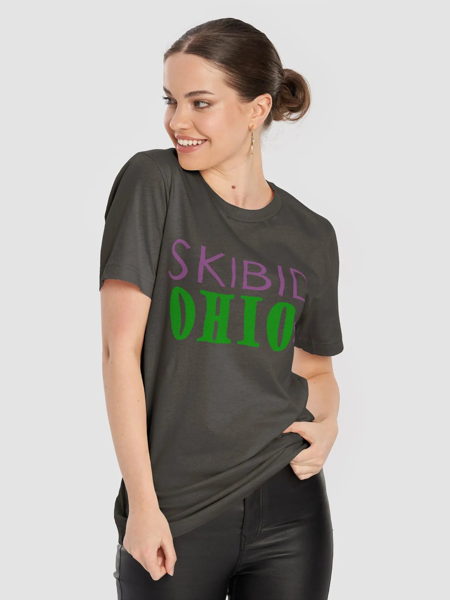 SKIBIDI OHIO Left Arrow T-Shirt product image (5)