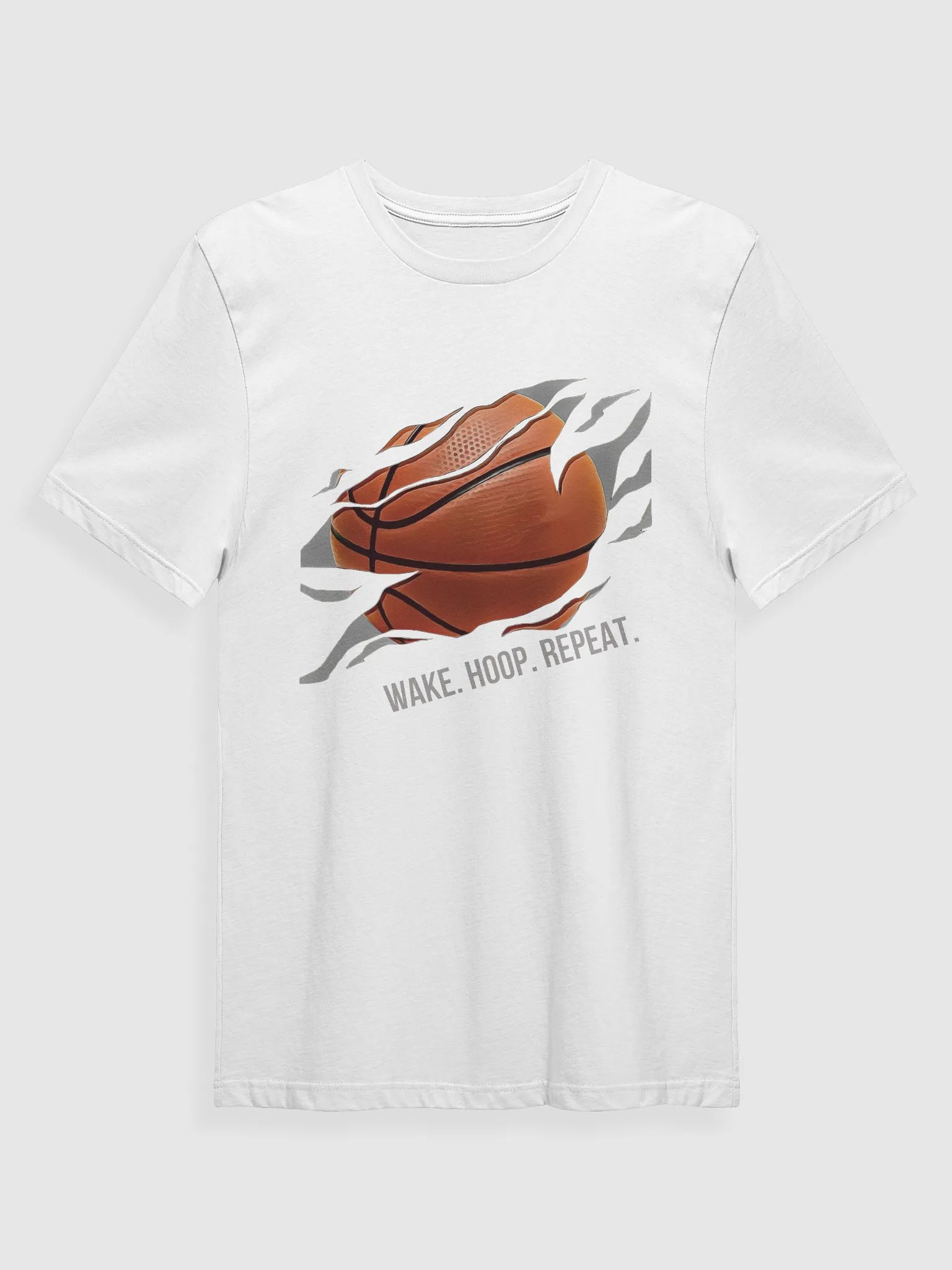 Wake. Hoop. Repeat. Basketball T-Shirt product image (1)