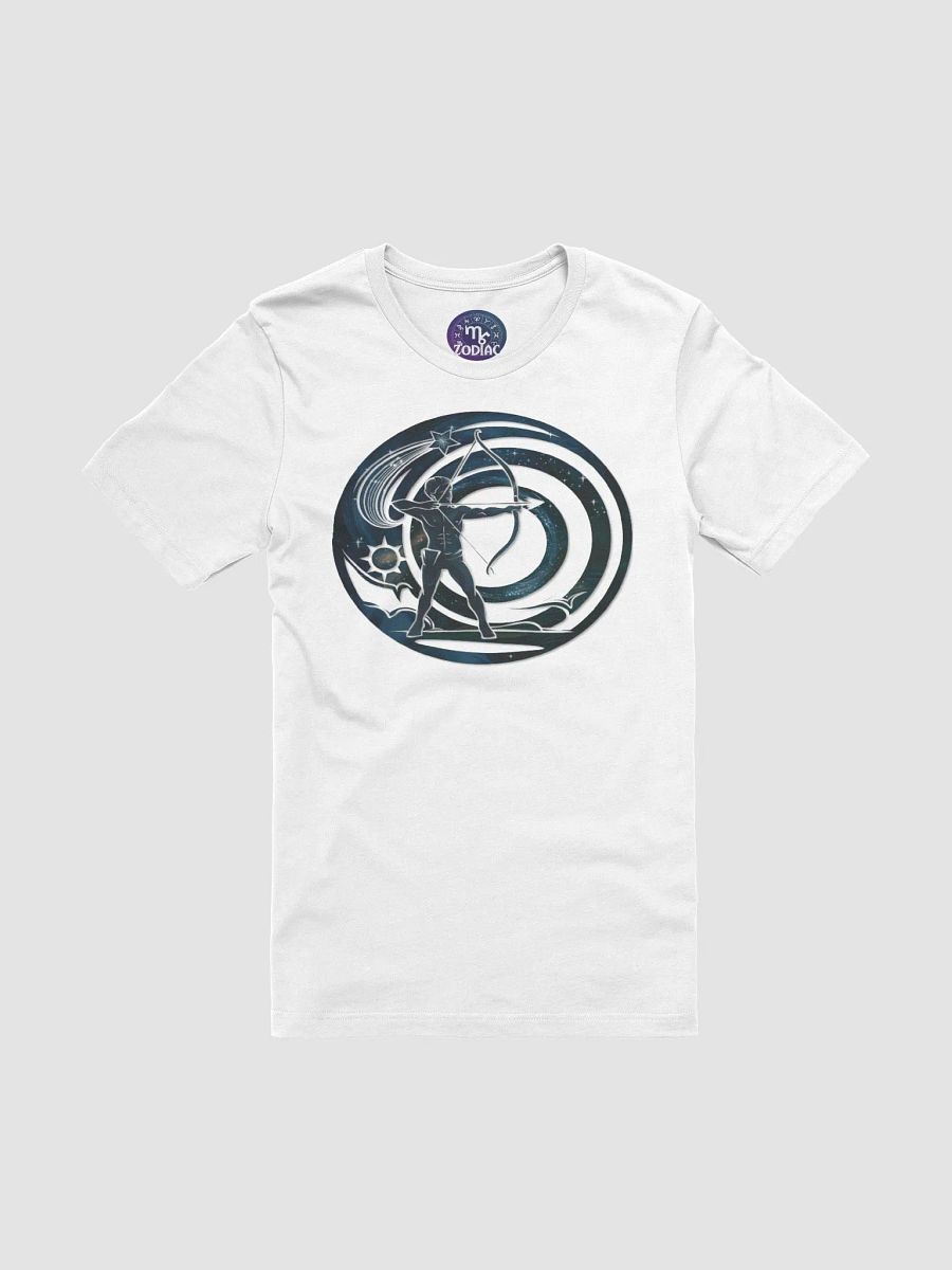 Sagittarius Zodiac Unisex Supersoft T-Shirt with Celestial Archer Design product image (3)