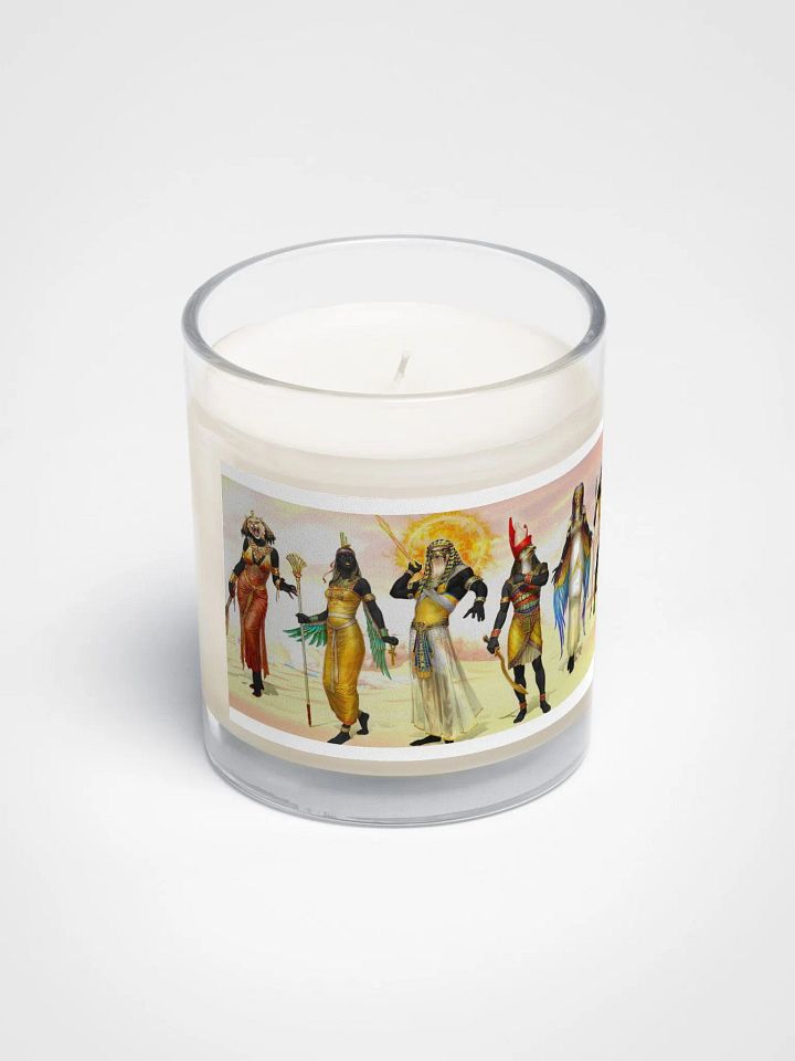 Soy Wax Candle In A Clear Glass Jar product image (2)