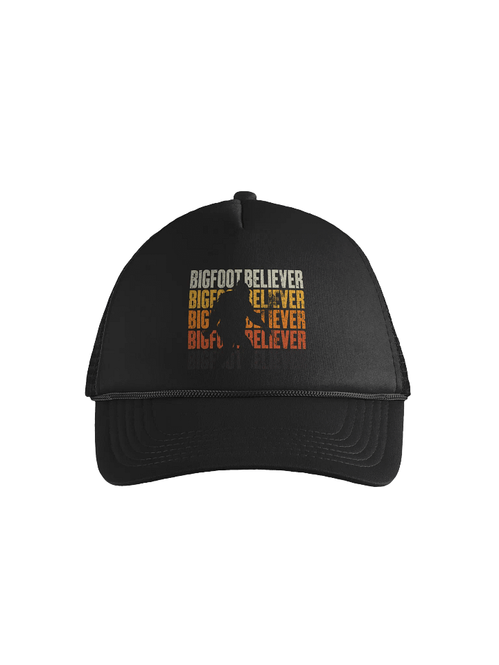 Bigfoot Believer Foam Trucker Hat product image (1)