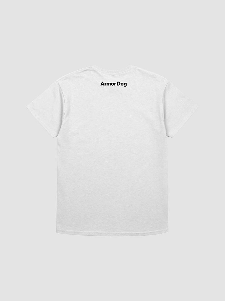 Armor Dog, White T-Shirt with Large Print product image (2)