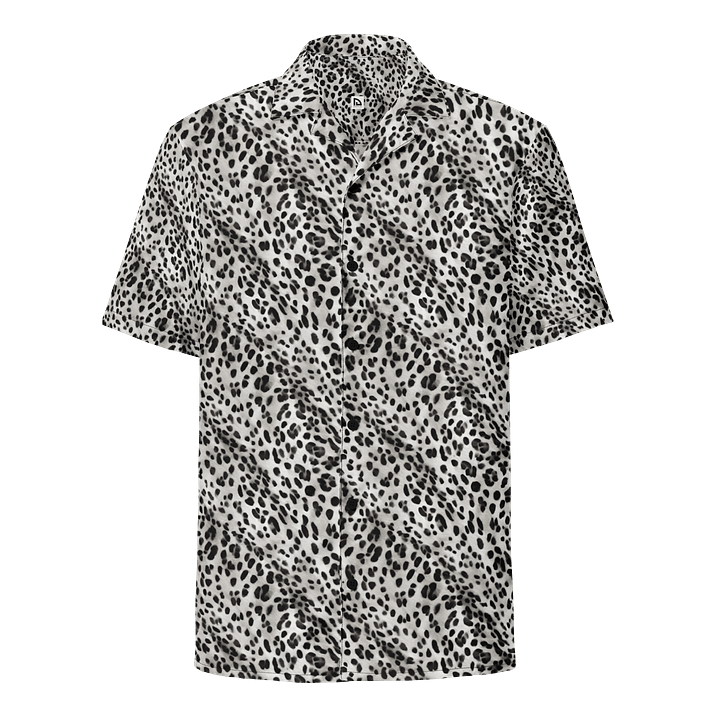 Grey Leopard Hawaiian Shirt product image (1)