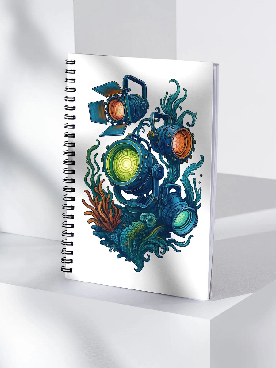Theatrically Jerry: Limited Edition "Deep Sea Illumination" Spiral Notebook product image (4)
