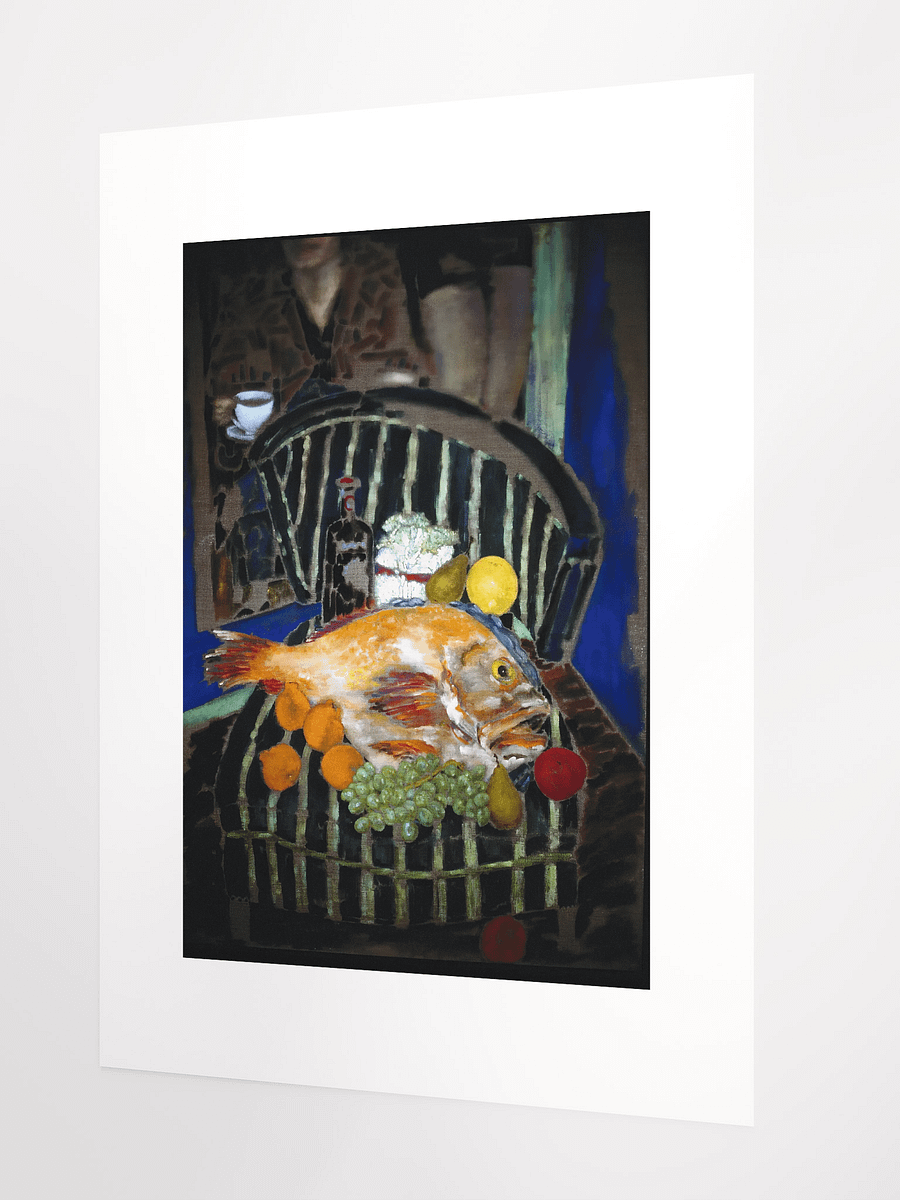 Still Life on Striped Chair 1988 print product image (3)