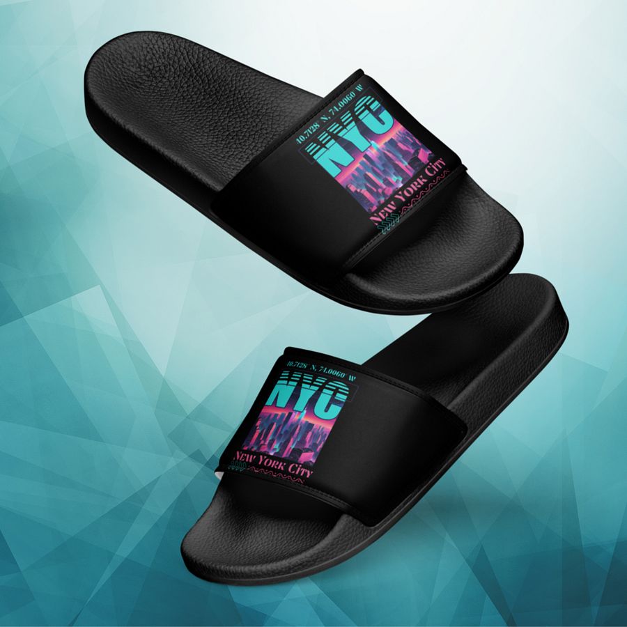 NYC New York City Graphic Women's Slides product image (3)