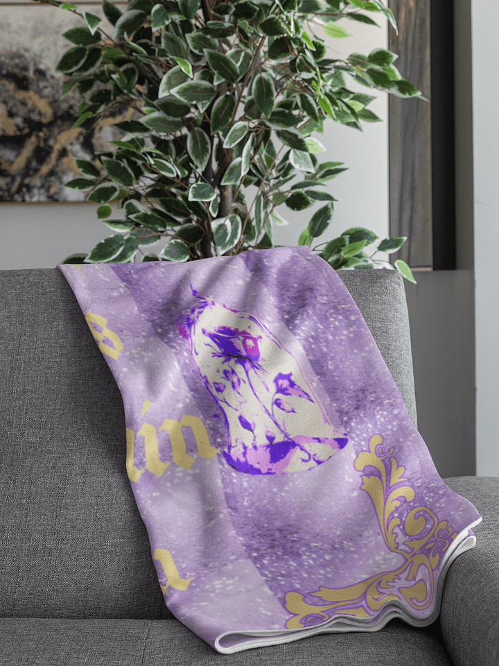 Purple Rose Throw Cover product image (2)