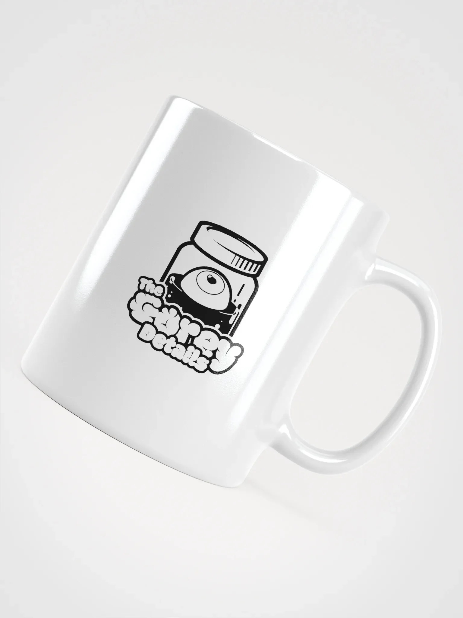 Full Logo Black - White Glossy Mug product image (4)