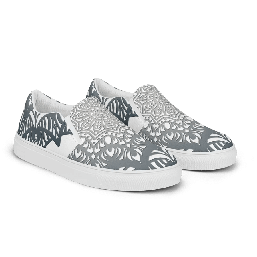 Mandala Symmetry Women's Slip-Ons product image (12)