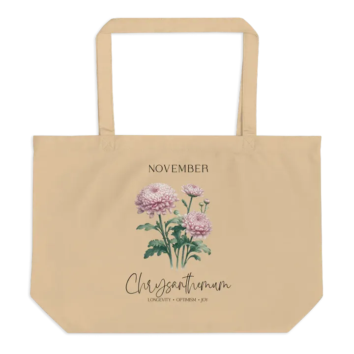 November Chrysanthemum Tote product image (1)