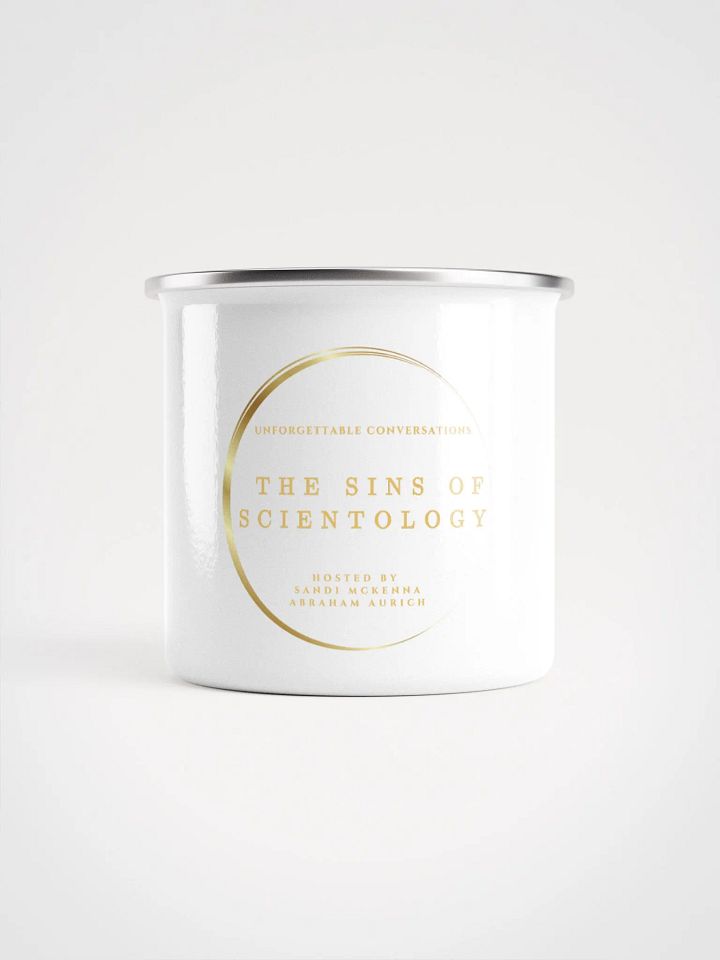 SOS Enamel Coffee Mug product image (1)
