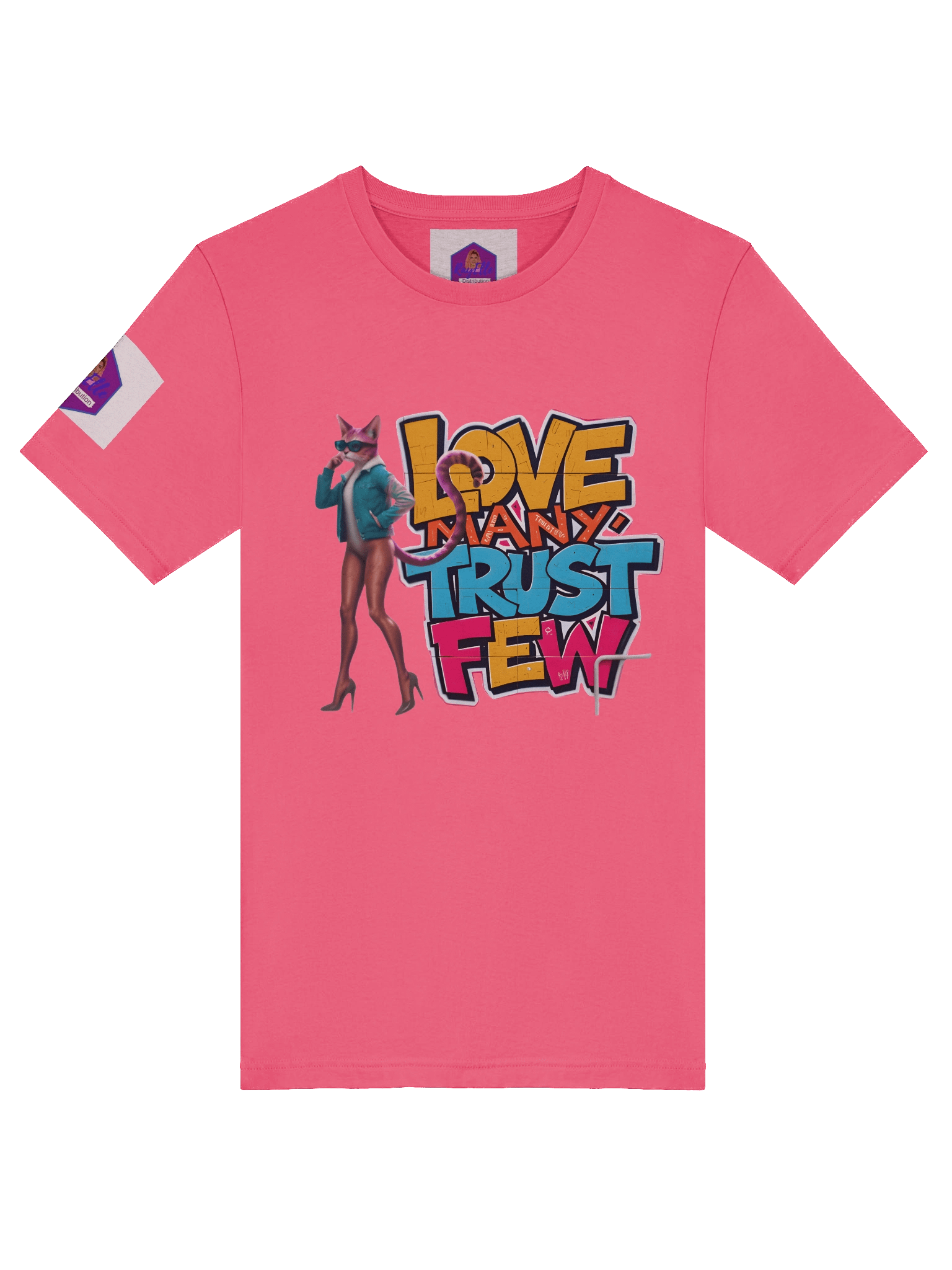 Vibrant Violet Hexagon T-Shirt product image (45)