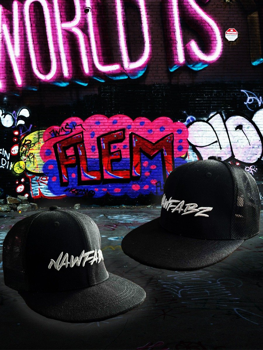 NAWfabz All Black Cap product image (1)